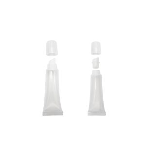 Tūbelė 10 ml, skaidri, su dangteliu