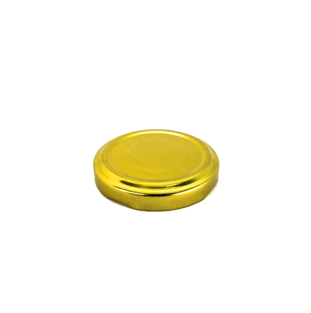 Užsukamas dangtelis sulčių, pieno buteliui ir kt. (Twist off - 43 mm) AUKSO spalvos 1 Užsukamas dangtelis sulčių, pieno buteliui ir kt. (Twist off - 43 mm) AUKSO spalvos