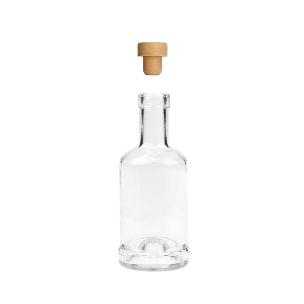 Stiklinis butelis 250 ml su korkiniu kamščiu 1 Stiklinis butelis 250 ml su korkiniu kamščiu