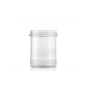 Stiklainis 400 ml su koriuko reljefu, kakliukas D-82